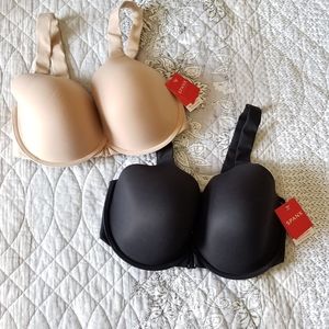 SPANX BRA-LLELUJAH Full Coverage Lot of 2 - 34DDD